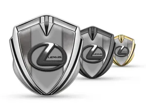 Lexus Emblema Silicone Badge Look Moderno Stile High-End